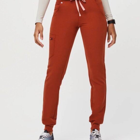 FIGS Auburn Zamora Jogger Scrub Pants MP EUC limited edition medium petite - Picture 2 of 6